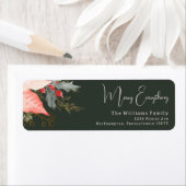 冬のフローラメリーすべて差出人住所 ラベル (インサイチュ)