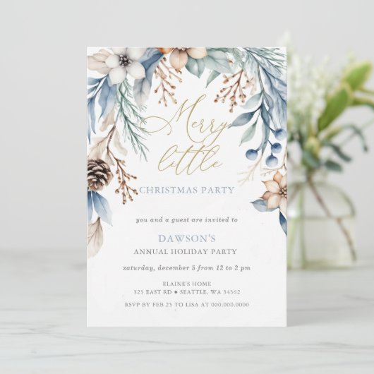 冬のフローラメリーリトルクリスマスパーティー 招待状 (スタンド正面)