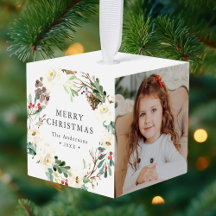 冬のフローラリース写真