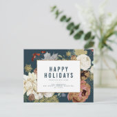 冬のフローラ休暇の動きに関する発表 ポストカード (スタンド正面)