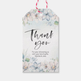 冬のフローラ感謝していユーメッセージカード ギフトタグ