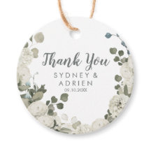 冬のフローラ結婚の感謝メッセージカード