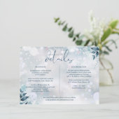 冬のフローラ結婚の詳細情報 招待状 (スタンド正面)