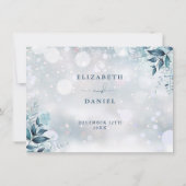 冬のフローラ結婚の詳細情報 招待状 (裏面)