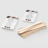 冬のフローラ結婚式 プログラムファン ハンドファン (組立なし)