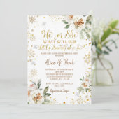 冬のフローラ金ゴールドの雪片性の暴露  招待状 (スタンド正面)