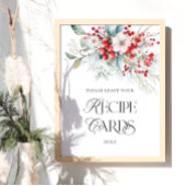 冬のフローラ離れレシピカード ポスター