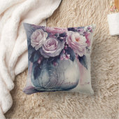 冬のフローラ クッション (ブランケット)