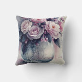 冬のフローラ クッション (裏面)