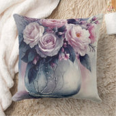 冬のフローラ クッション (ブランケット)