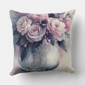 冬のフローラ クッション (裏面)