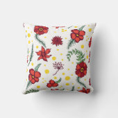 冬のフローラ クッション (裏面)