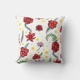 冬のフローラ クッション