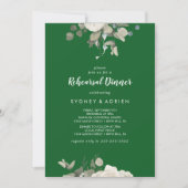 冬のフローラ|グリーンリハーサルディナー 招待状 (正面)