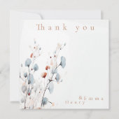 冬のフローラ サンキューカード (正面)