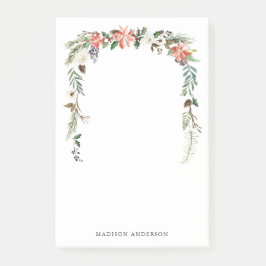 冬のフローラ |パーソナライズされた休日 ポストイット