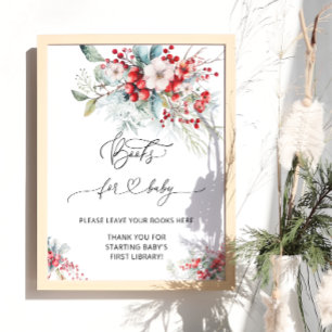 冬のフローラ&ベリーブズベビー ポスター