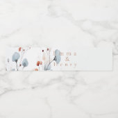 冬のフローラ ペットボトルラベル (シングルラベル)