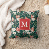 冬のフローラ |ホリディモノグラム クッション (ブランケット)