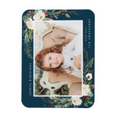 冬のフローラ |ホリデーフォトマグネット マグネット (縦)