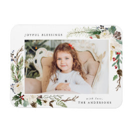 冬のフローラ |ホリデーフォトマグネット マグネット