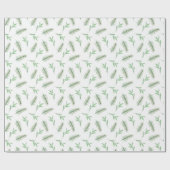 冬のフローラ ラッピングペーパー (フラット)