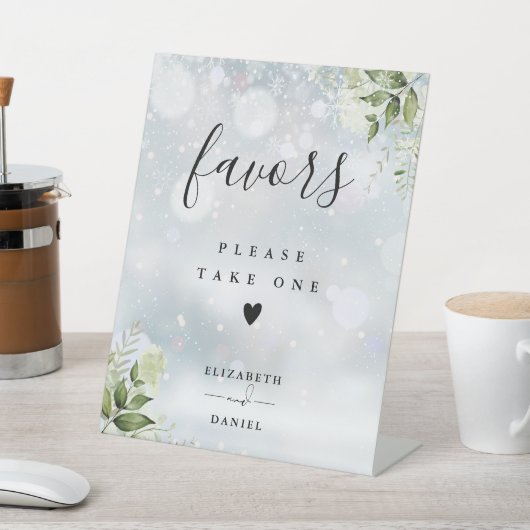 冬のフローラ 台座サイン (インサイチュ)