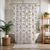 冬のフールレッドベリークリスマスシャワーカーテン シャワーカーテン