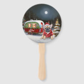 冬のブフランスのルドッグキャラバンクリスマスアドベンチャー ハンドファン (裏面)