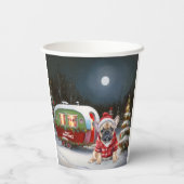冬のブフランスのルドッグキャラバンクリスマスアドベンチャー 紙コップ (裏面)