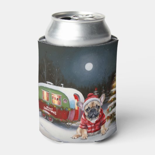 冬のブフランスのルドッグキャラバンクリスマスアドベンチャー 缶クーラー (缶正面)