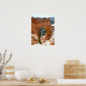 冬のブライスキャニオン国立公園 ポスター (キッチン)