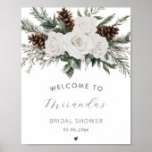 冬のブライダルシャワーへようこそ ポスター (正面)