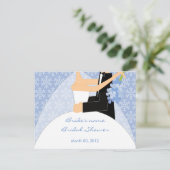 冬のブライダルシャワーアドバイスカード アドバイスカード (スタンド正面)