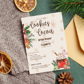 冬のブライダルシャワークッキーとココアby LeahG 招待状