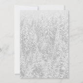 冬のブライダルシャワーバラ&トーンスノウフェアユタレ 招待状 (裏面)