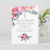 冬のブライダルシャワーフローラ招待状 招待状 (スタンド正面)