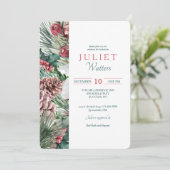 冬のブライダルシャワー招待 招待状 (スタンド正面)