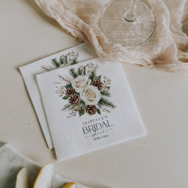 冬のブライダルシャワー スタンダードカクテルナプキン