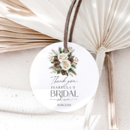 冬のブライダルシャワー フェイバータグ