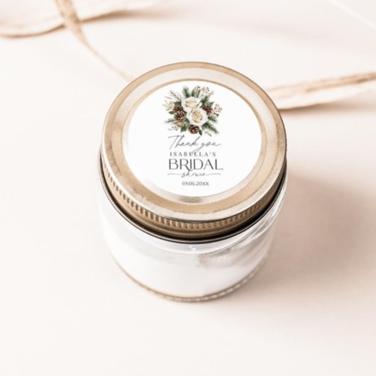 冬のブライダルシャワー ラウンドシール