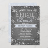 冬のブライダルブランチ 招待状 (正面/裏面)