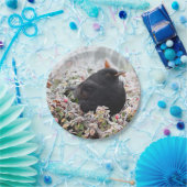 冬のブラックバード ペーパープレート (パーティー)