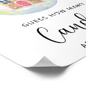 冬のブランチ – キャンディの数を推測 ポスター (角)