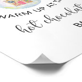 冬のブランチ – ホットチョコレートバー ポスター (角)