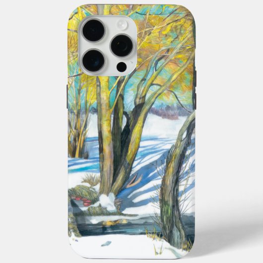 冬のブリッジ水の色 Case-Mate iPhoneケース (裏面)