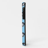 冬のブルーに可愛いペンギン Case-Mate iPhoneケース (裏面/左)
