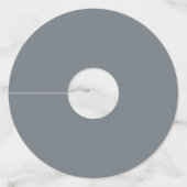 冬のブルースとスノーフレーク ワイングラスタグ (裏面)