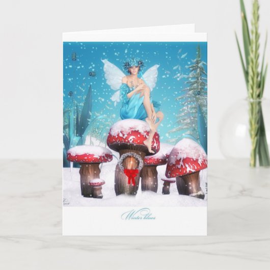 冬のブルース シーズンカード (正面)