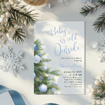 冬のブルーリボンベイビーシャワー It's Cold Outside